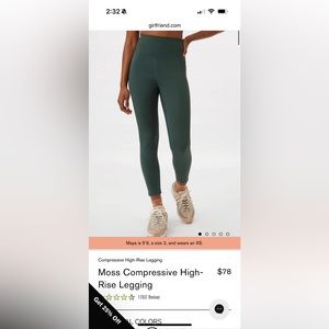 Girlfriend Collective Compressive High-Rise Legging